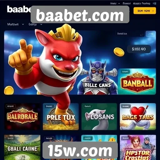 Jogos populares disponíveis no site baabet.com
